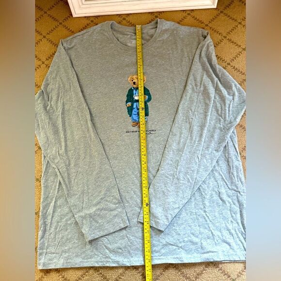 Ralph Lauren Polo Bear Cotton Jersey Pajama Sleep Set L - Picture 5 of 14
